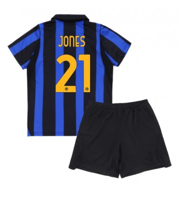 Inter Milan Curtis Jones #21 Hjemmebanetrøje Børn 2026-27 Kortærmet (+ Korte bukser)